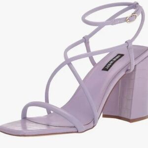 Nine West Lavender Strappy Heels